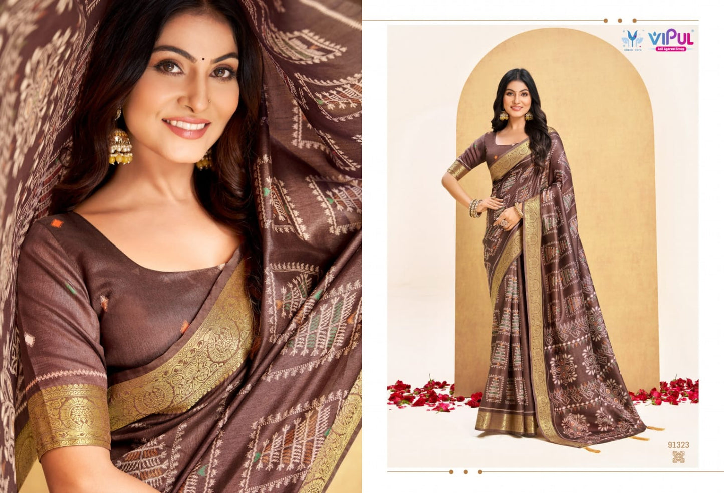 91323 Samira Vipul Silk Sarees