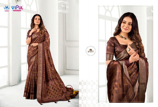 91377 Angora 913I Vipul Soft Silk Sarees