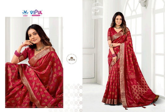 91378 Angora 913I Vipul Soft Silk Sarees