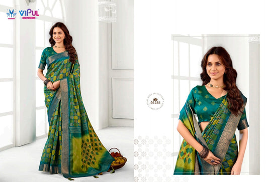 91381 Angora 913I Vipul Soft Silk Sarees