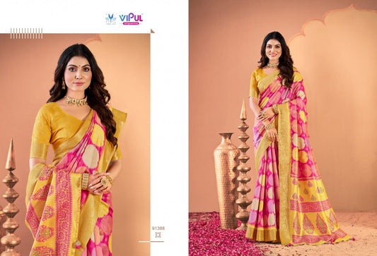 91388 Angora 913J Vipul Soft Silk Sarees