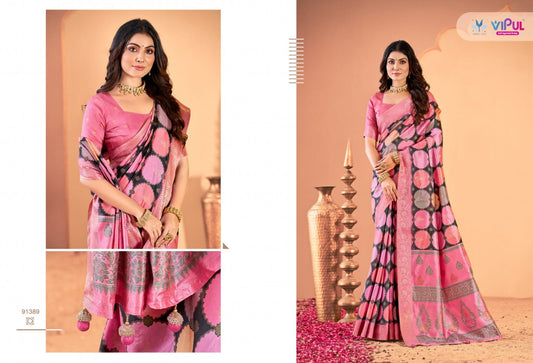 91389 Angora 913J Vipul Soft Silk Sarees
