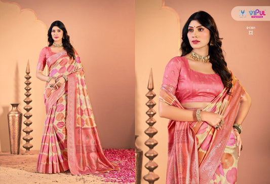 91391 Angora 913J Vipul Soft Silk Sarees