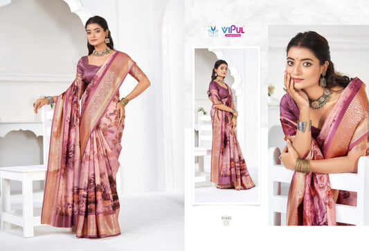 91445 Madhura Vol 3 Vipul Soft Silk Sarees