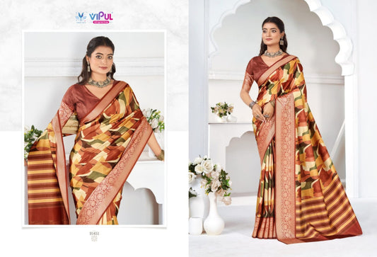 91451 Madhura Vol 3 Vipul Soft Silk Sarees