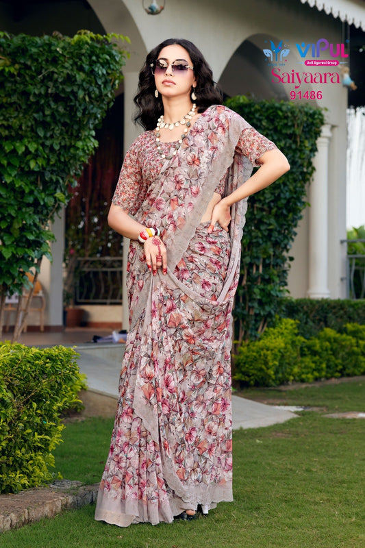 91486 Saiyaara Vol 7 Vipul Wetless Sarees