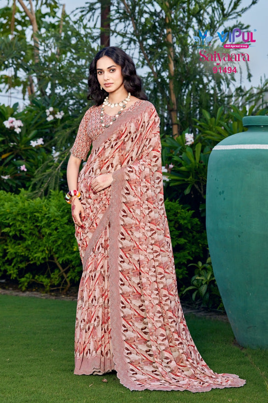 91494 Saiyaara Vol 7 Vipul Wetless Sarees