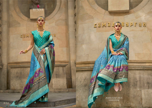 914 Rome Rewaa Viscose Silk Sarees