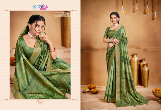 91567 Angora 915G Vipul Soft Silk Sarees