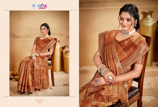 91570 Angora 915G Vipul Soft Silk Sarees