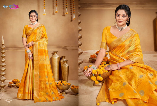 91571 Angora 915G Vipul Soft Silk Sarees