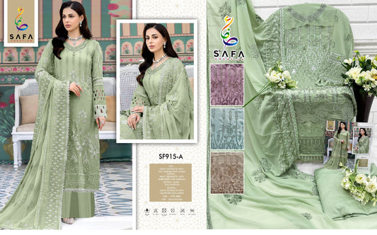 915A Safa Creation Zarkhan Pakistani Salwar Suits