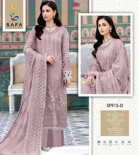 915D Safa Creation Zarkhan Pakistani Salwar Suits