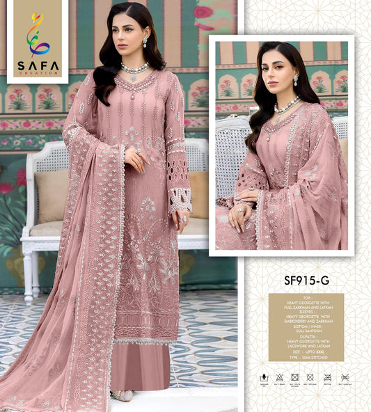 915G Safa Creation Diamond Pakistani Salwar Suits