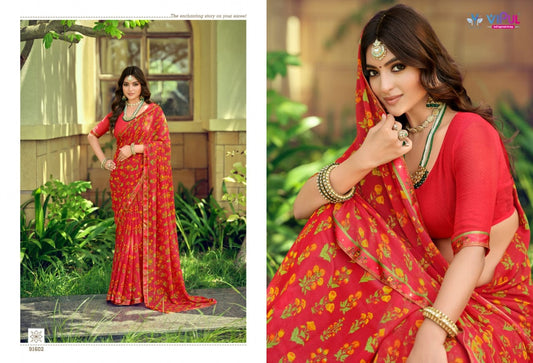 91602 Tulsi Vol 10 Vipul Georgette Sarees