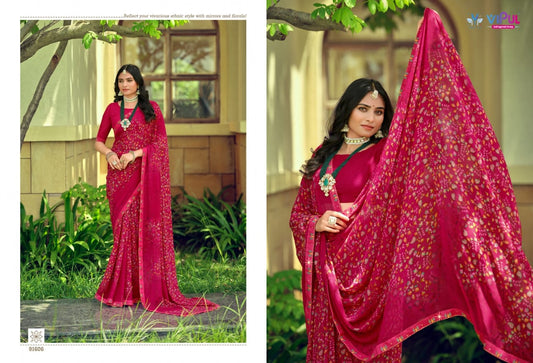 91606 Tulsi Vol 100 Vipul Georgette Sarees