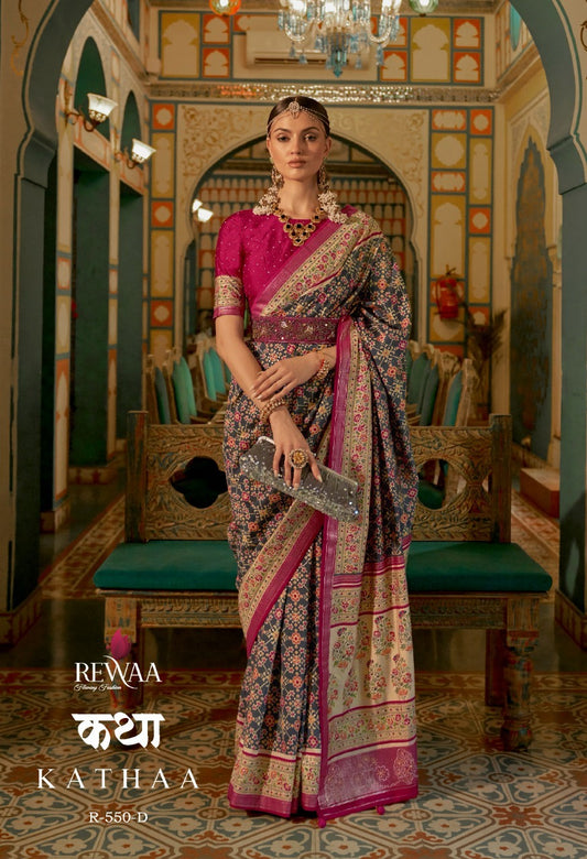 R-550-D Kathaa Rewaa Sarees