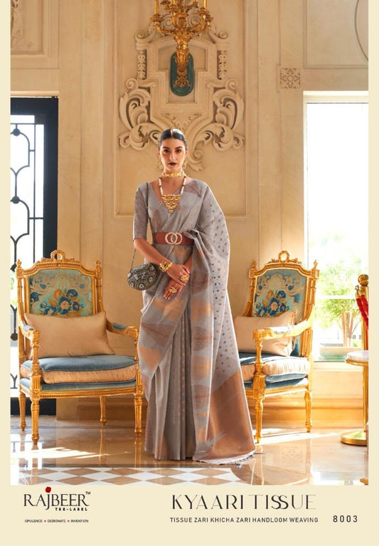 8003 Kyaari Tissue Rajbeer Sarees