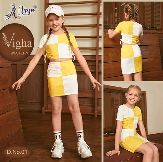 Vigha 01 Adm Girls Western Dress