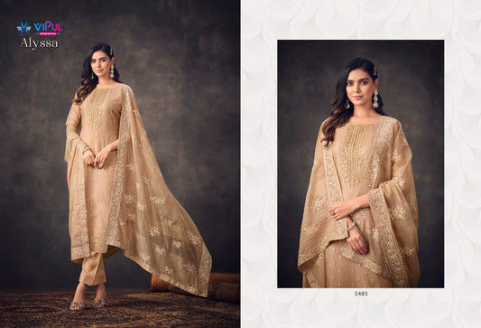 5485 Alysaa Vipul Unstitched Suits