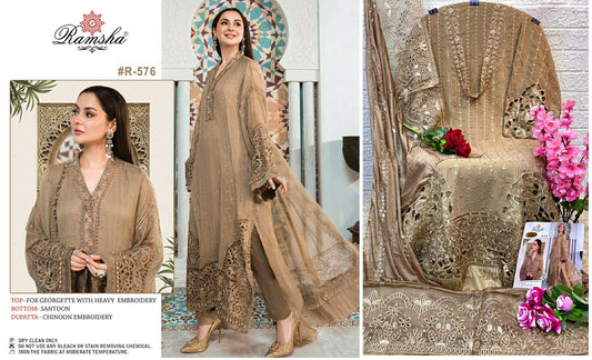 576 Ramsha Pakistani Salwar Suits