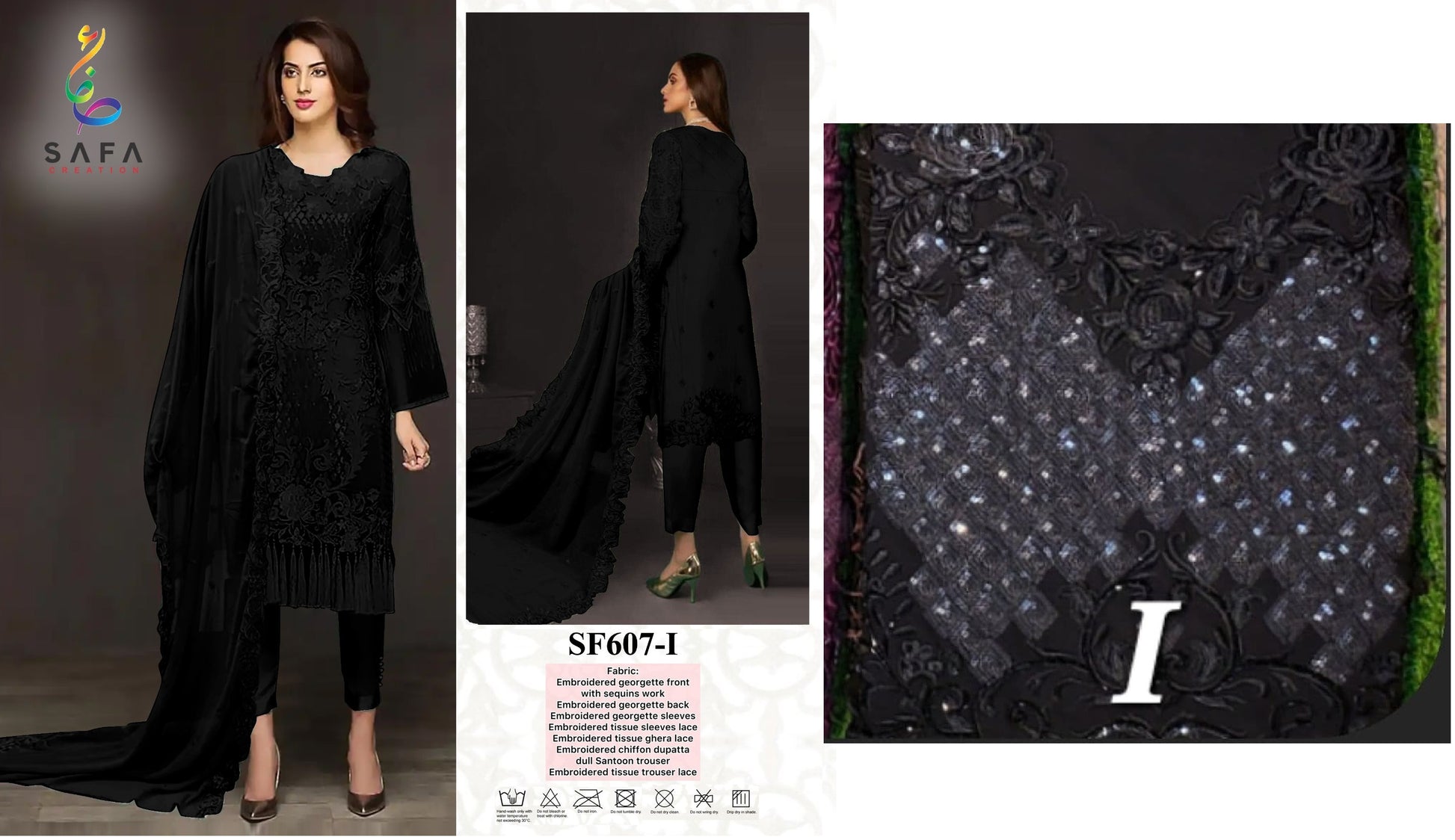 607I Safa Creation Pakistani Salwar Suits