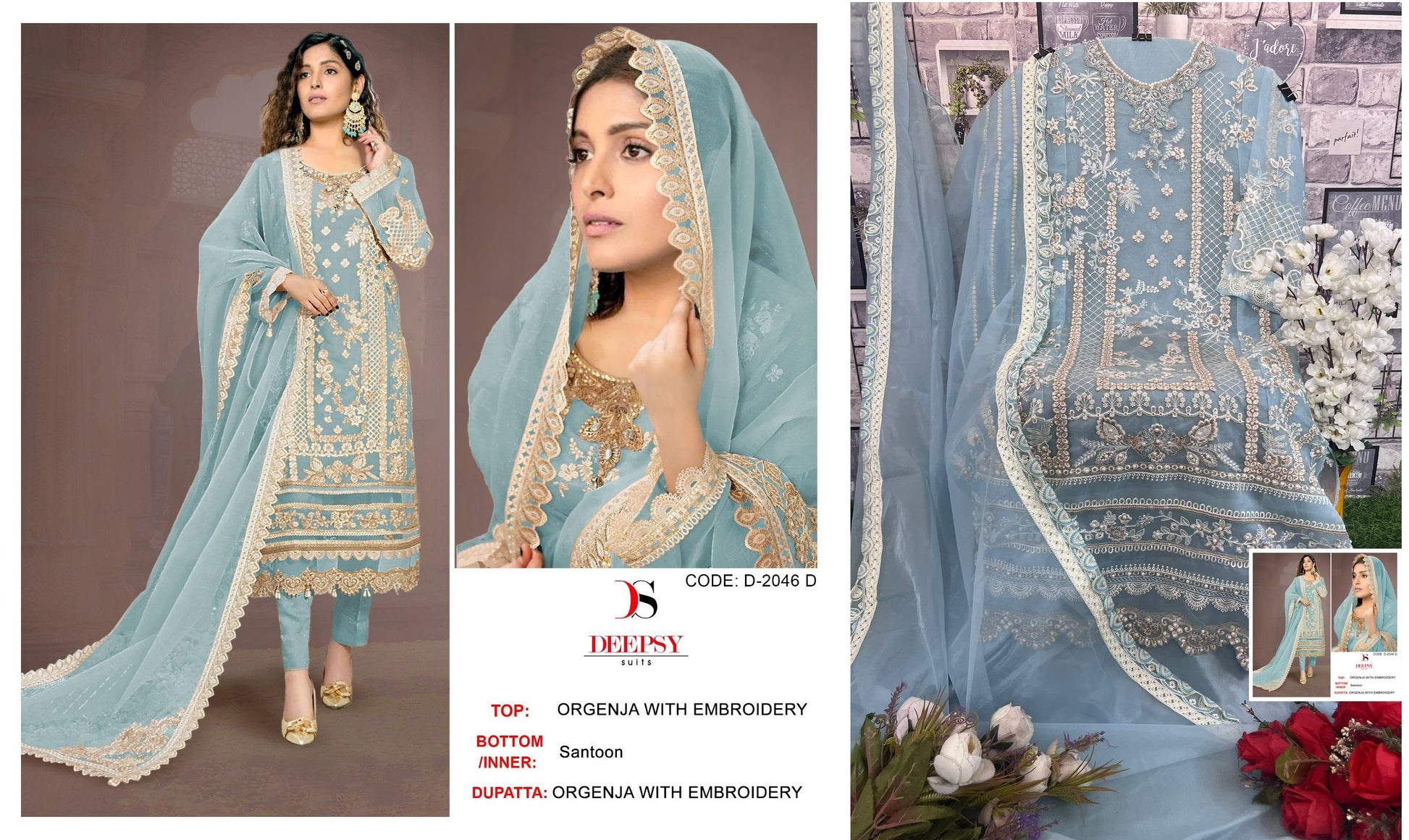 2046D Deepsy Pakistani Salwar Suits