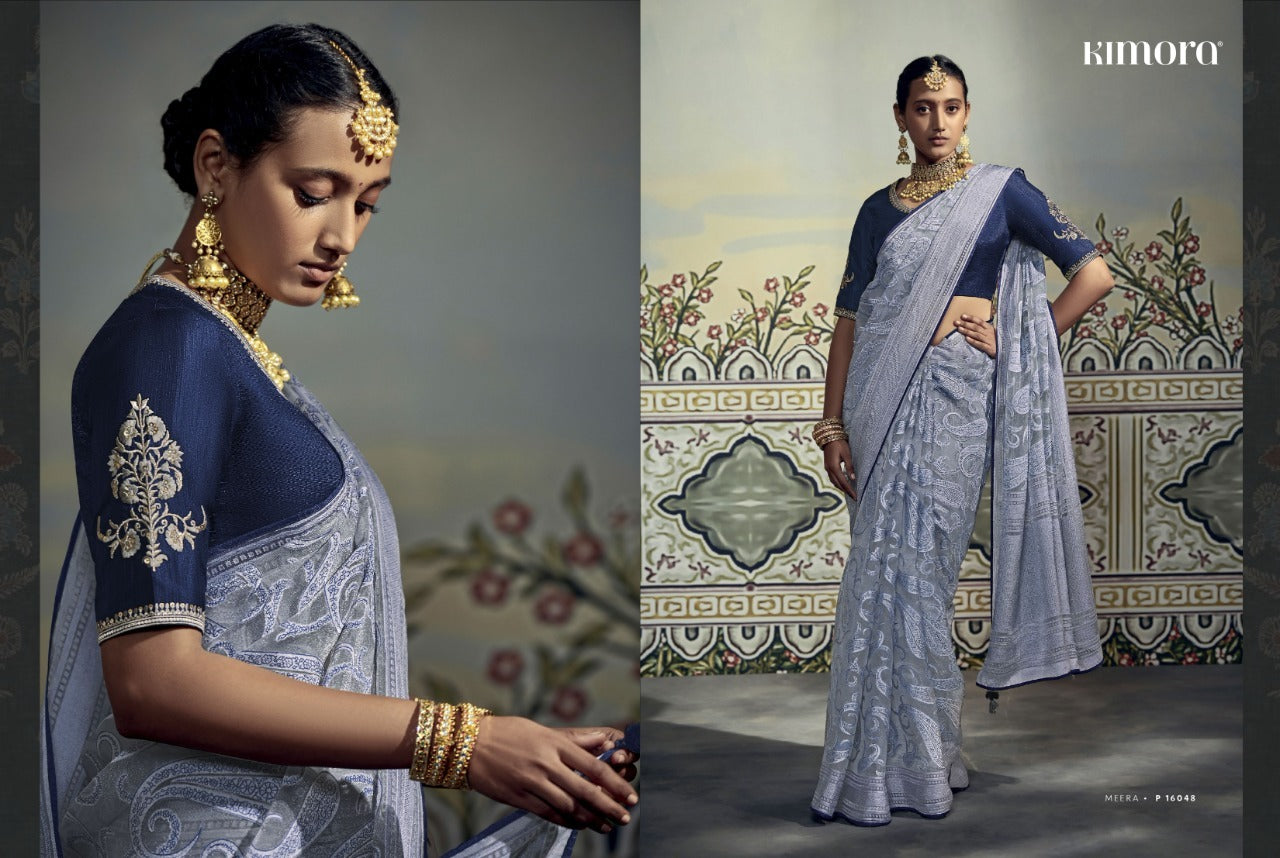 16048 Meera Kimora Sarees