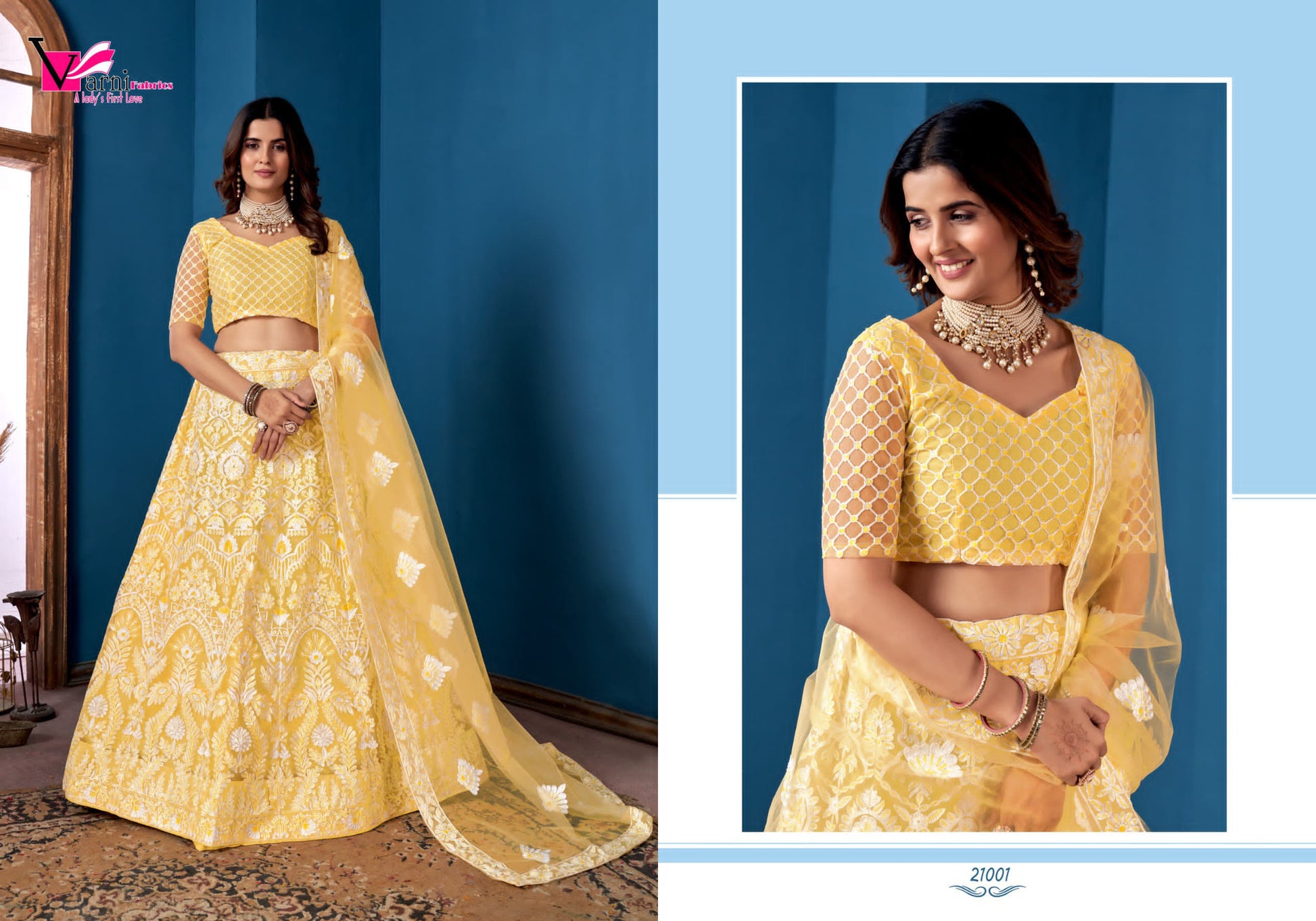 21001 Zeeya Rudrani Varni Fabrics Lehenga Choli