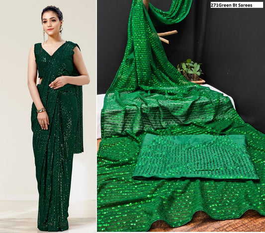 271Geen Bt Sarees