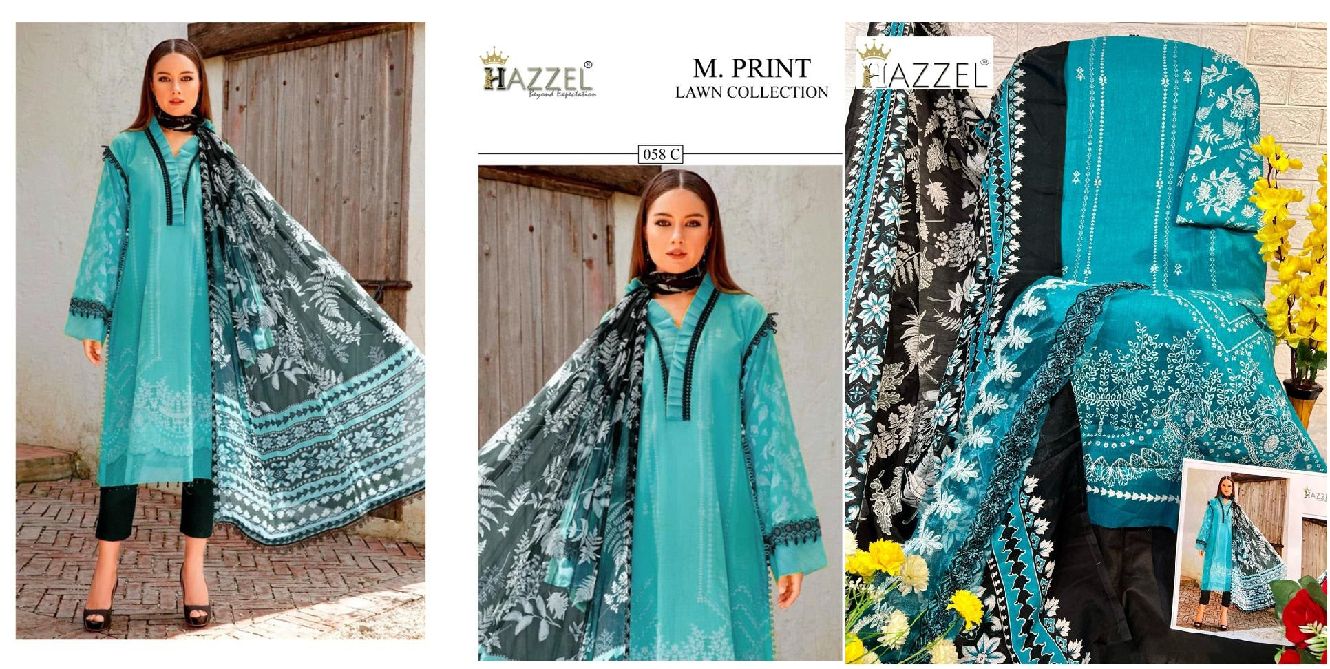 58C Hazzel Pakistani Salwar Suits