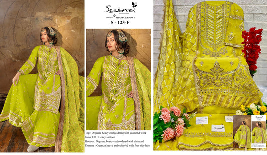 123F Serine Pakistani Salwar Suits