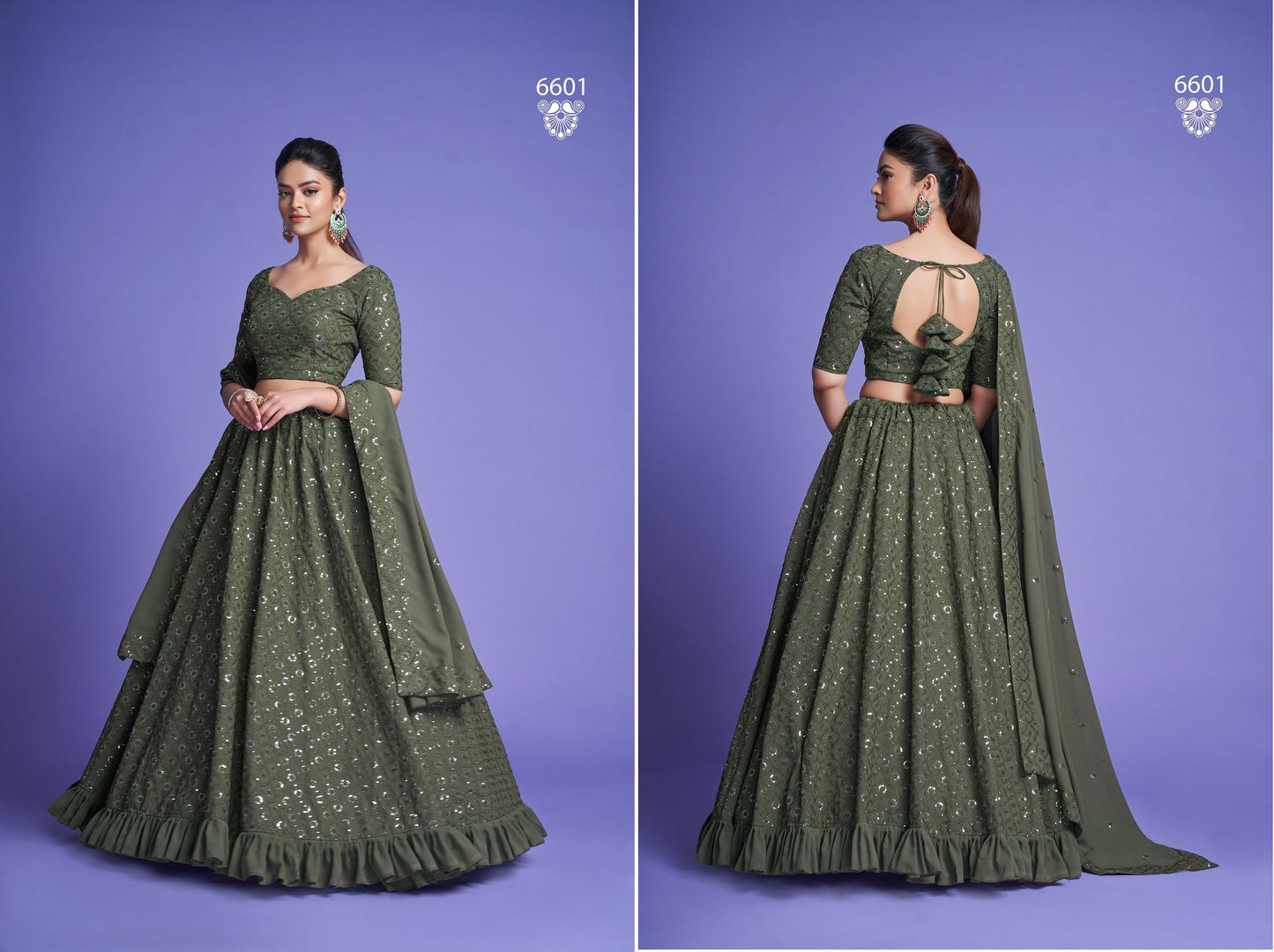 6601 Shringaar Vol 8 Aahvan Designs Lehenga Choli