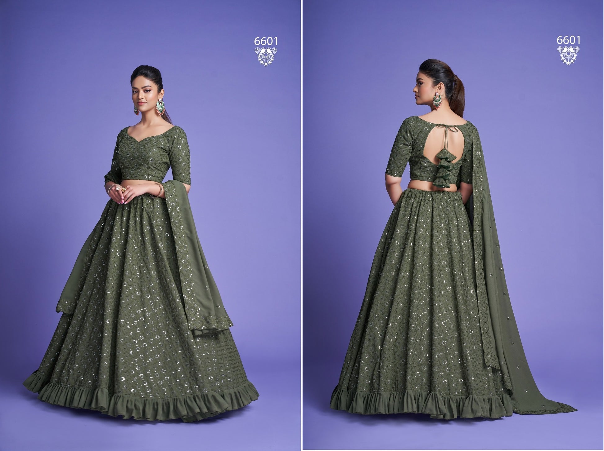 6601 Shringaar Vol 8 Aahvan Designs Lehenga Choli