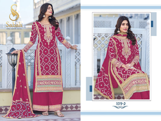 1019D Guzaarish Sabah Unstitched Suits