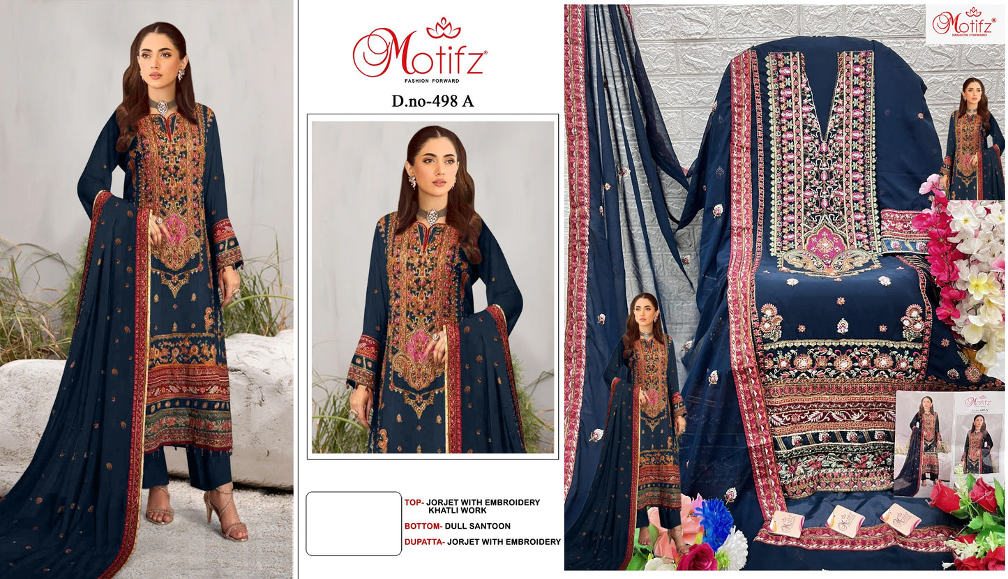 498A Motifz Pakistani Salwar Suits