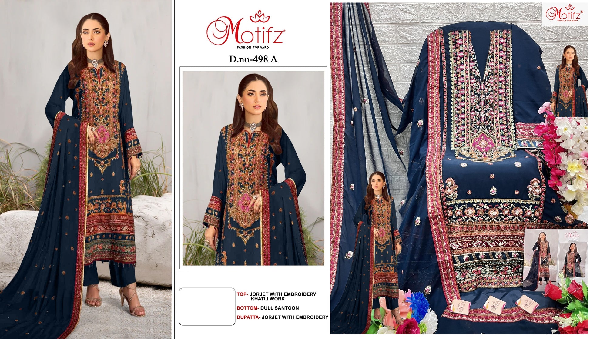 498A Motifz Pakistani Salwar Suits