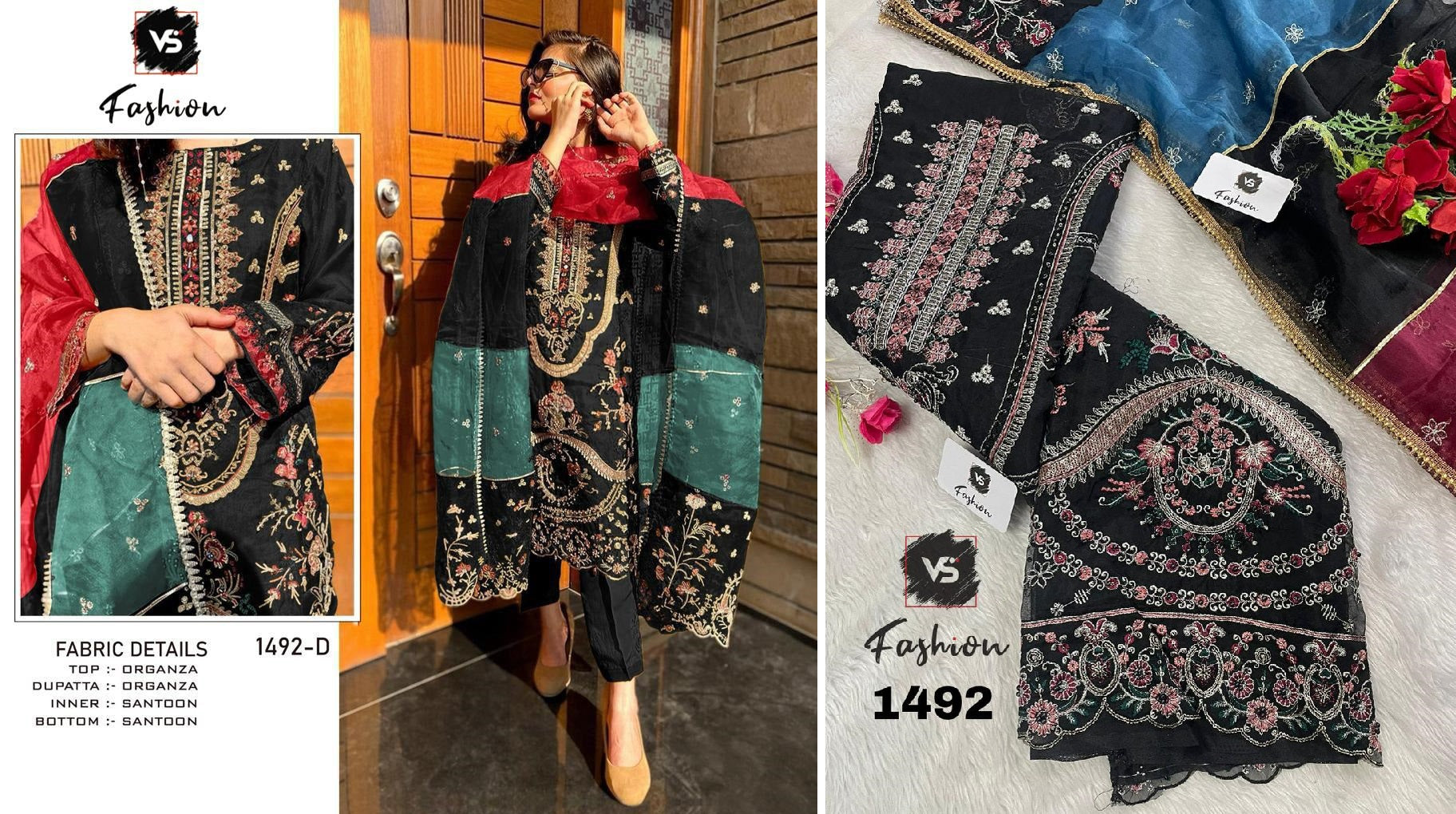 1492D Vs Fashion Pakistani Salwar Suits