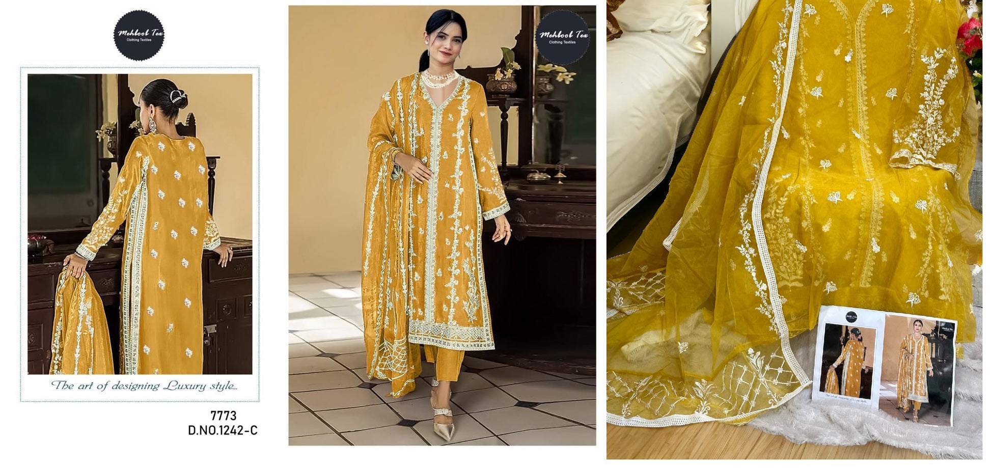 1242C Mehboob Tex Pakistani Salwar Suits