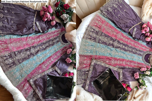 448 Ziaaz Designs Pakistani Readymade Suits