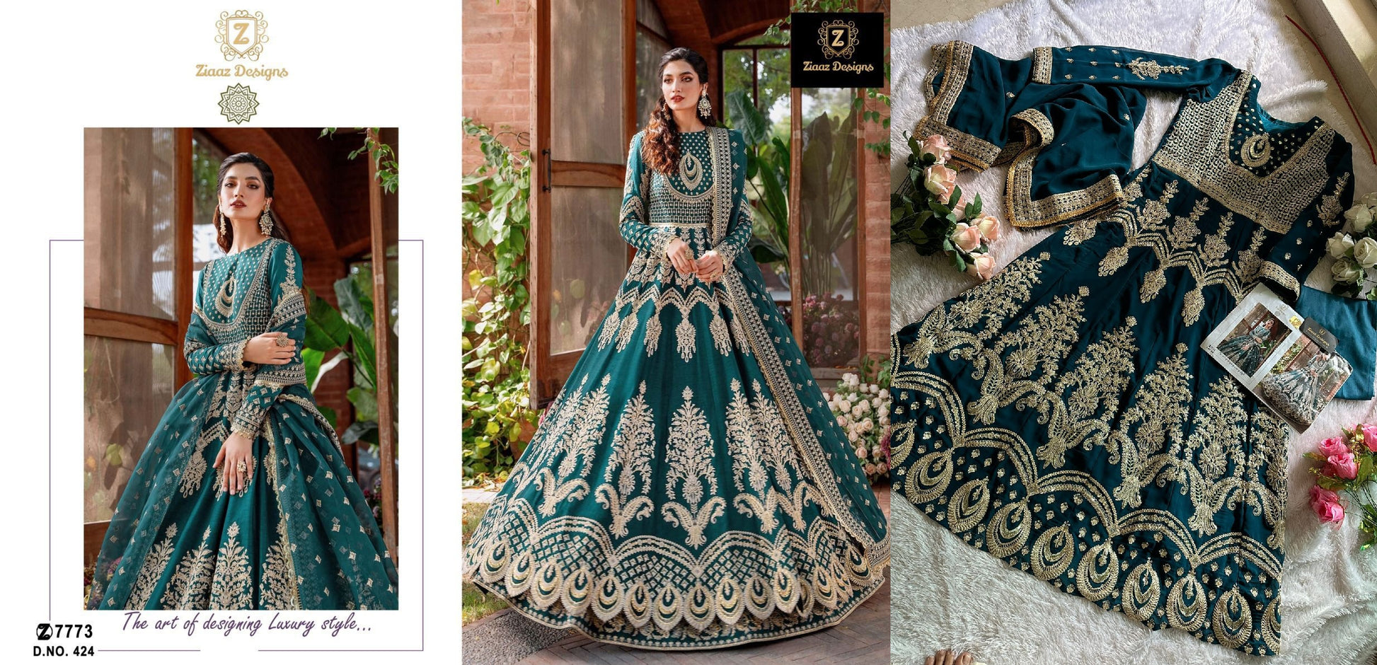 424 Ziaaz Designs Pakistani Salwar Suits