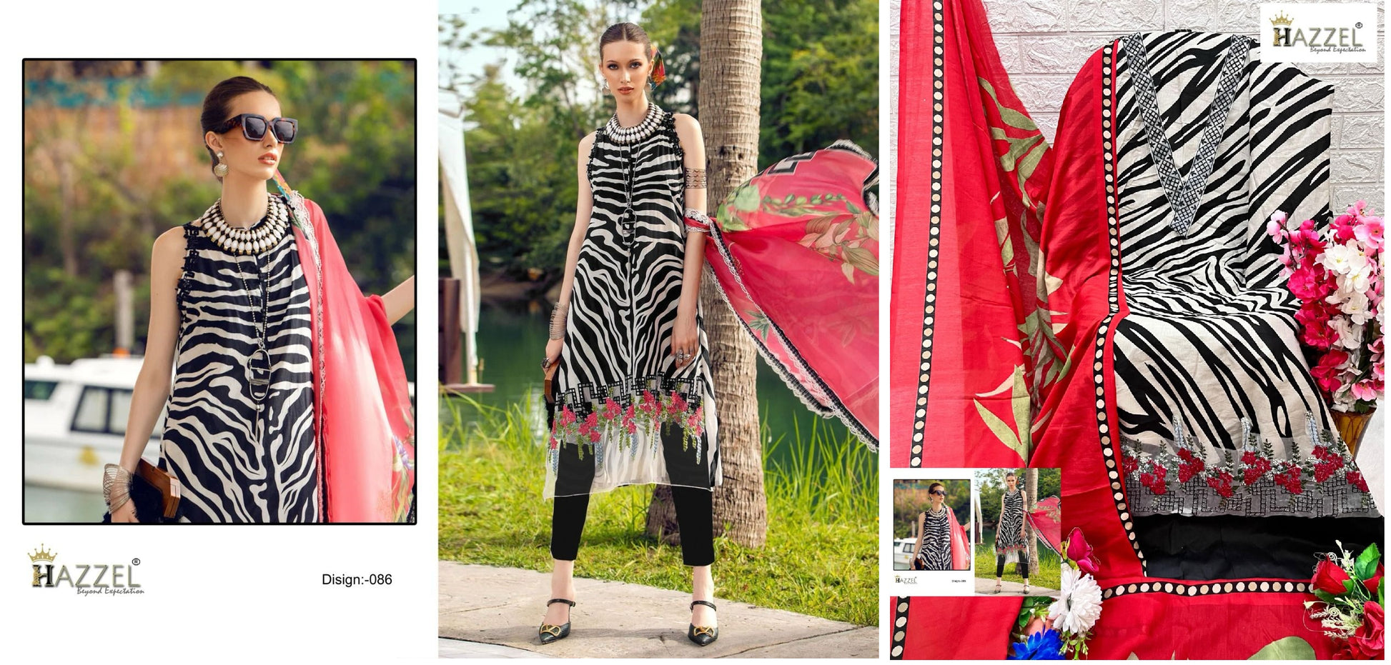 86 Hazzel Pakistani Salwar Suits