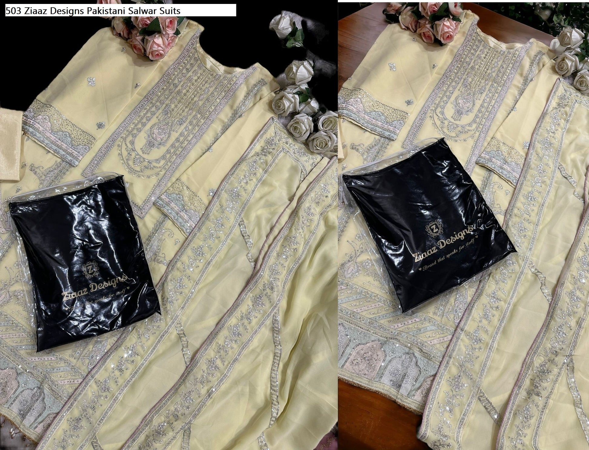 503 Ziaaz Designs Pakistani Salwar Suits