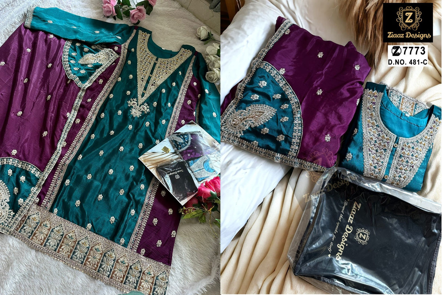481C Ziaaz Designs Pakistani Salwar Suits