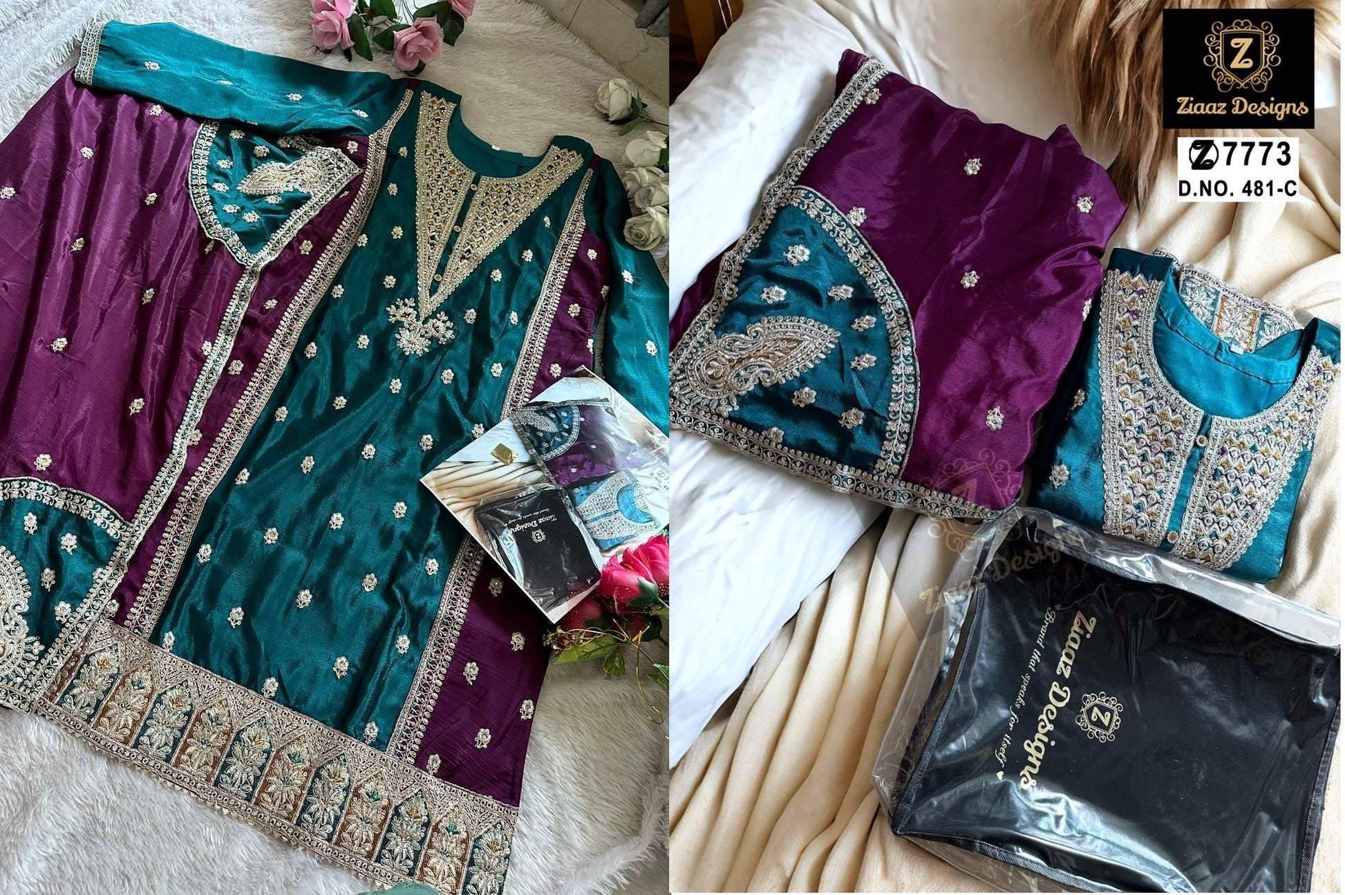 481C Ziaaz Designs Pakistani Salwar Suits