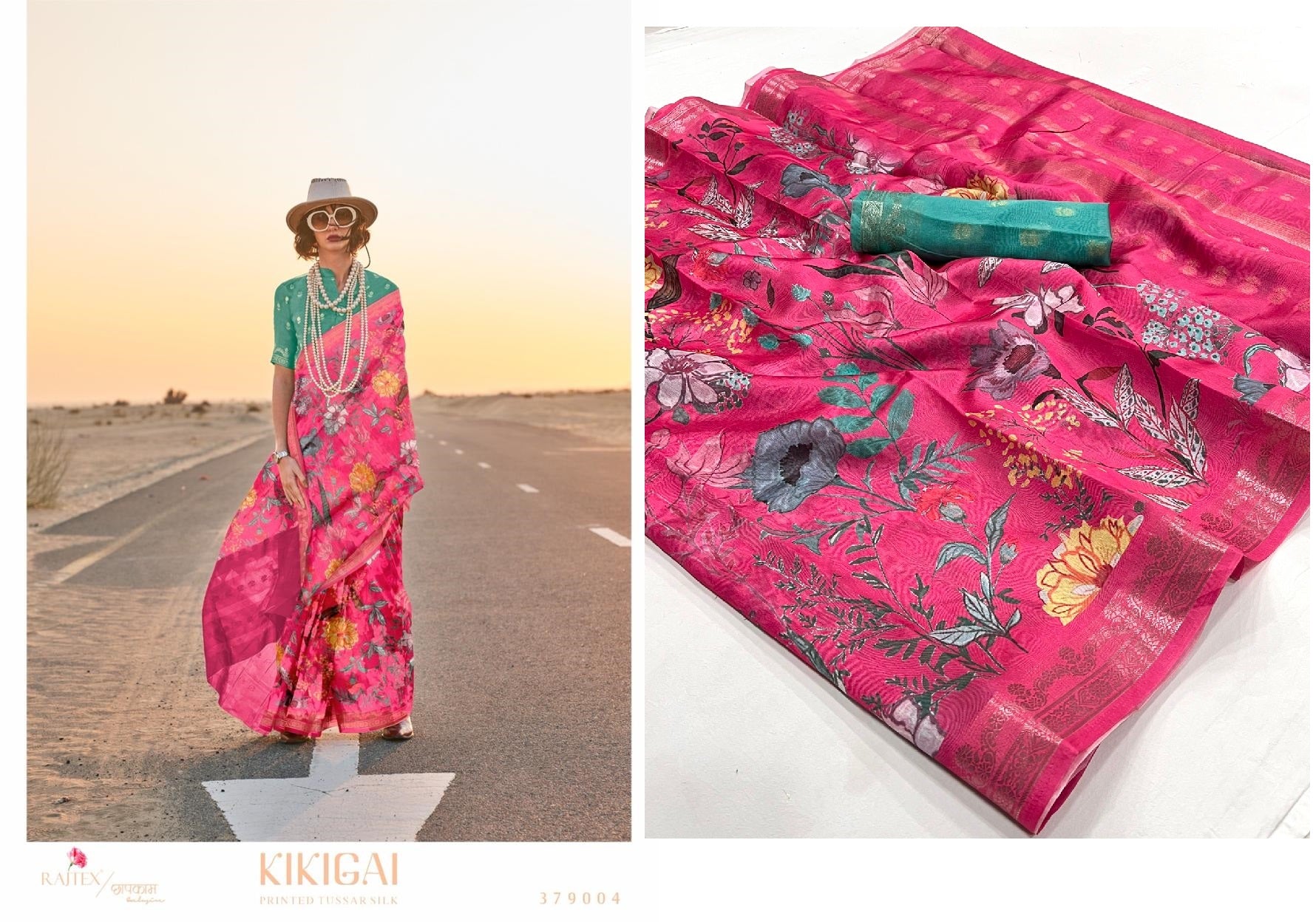 379004 Kikigai Rajtex Sarees