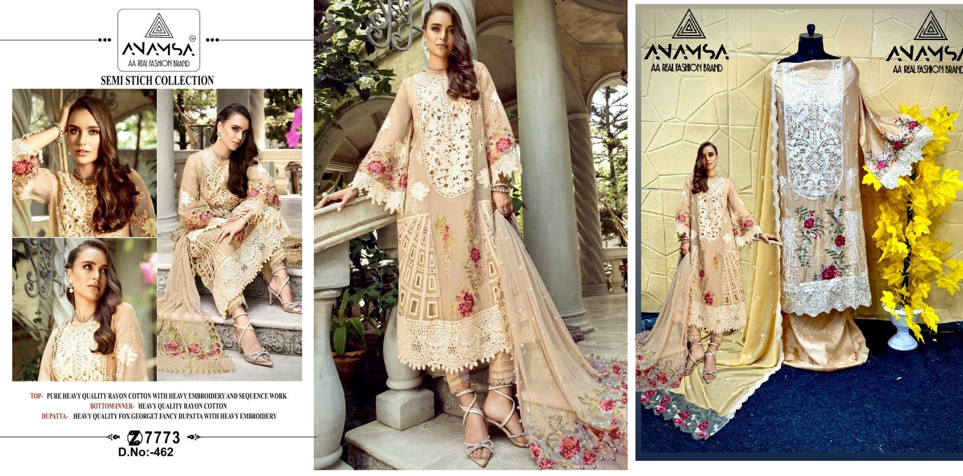 462 Anamsa Pakistani Salwar Suits