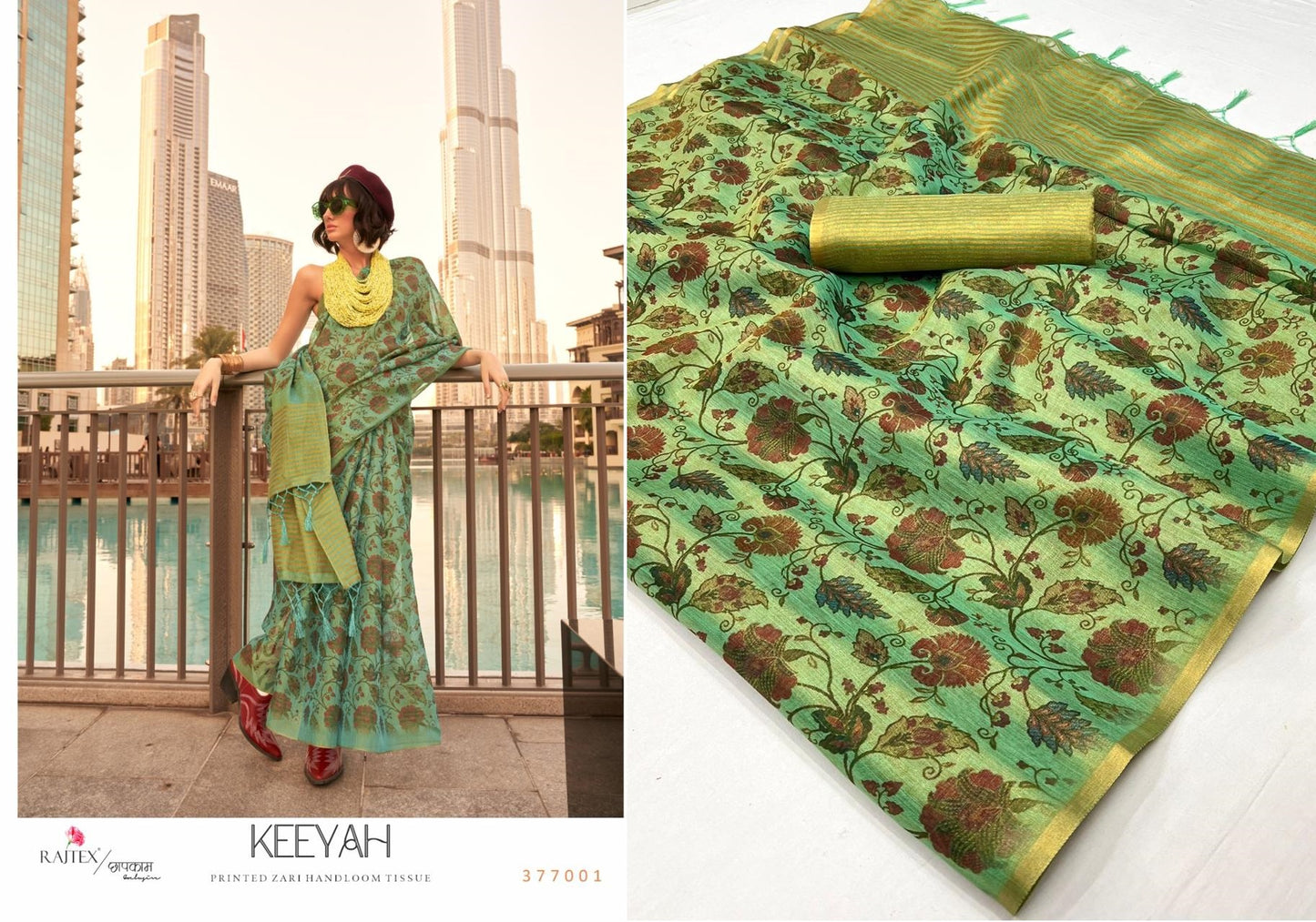 377001 Keeyah Rajtex Sarees