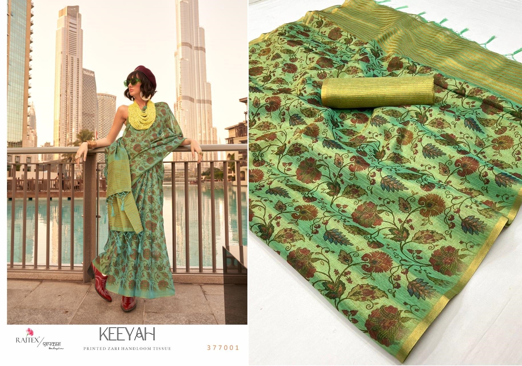377001 Keeyah Rajtex Sarees