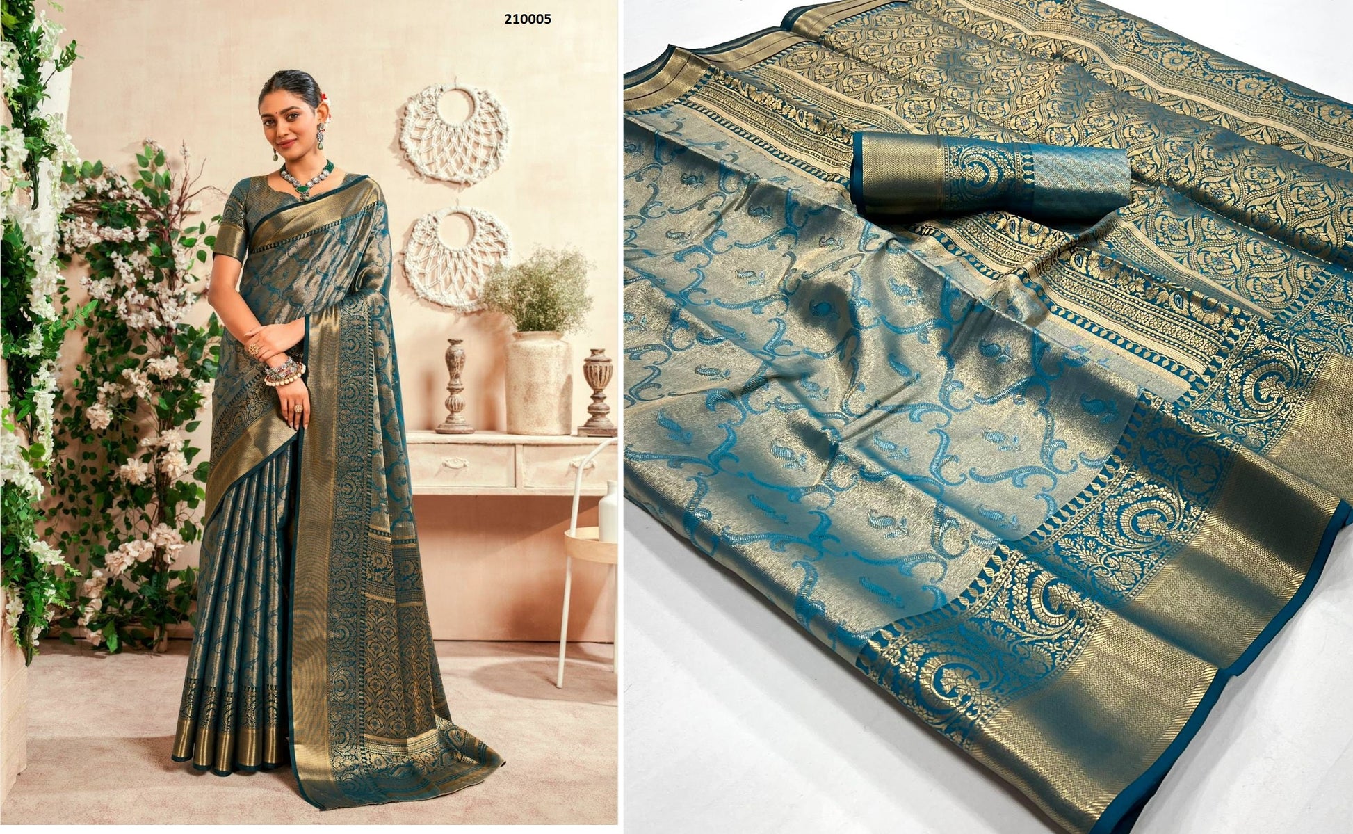 210005 Venkatgiri Silk Rajpath Sarees